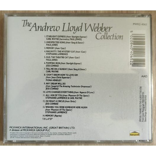 Andrew Lloyd Webber – The Andrew Lloyd Webber Collection Carousel 4