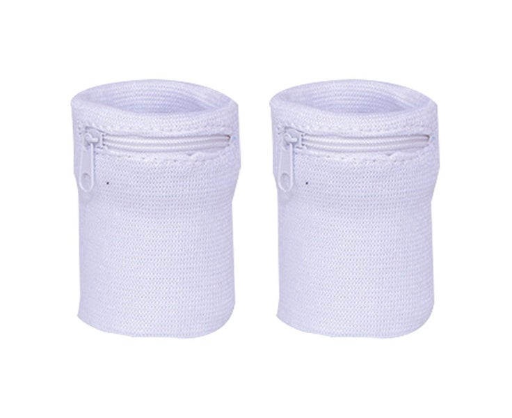 Zipper Wrist Guard,2Pcs Zipper Wrist Guard-8*8Cm Whitesport-Wristband Wrist-P Carousel 1
