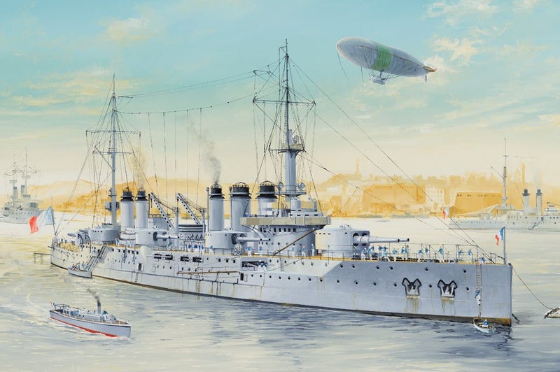 HobbyBoss 1/350 French Navy Pre Dreadnought Battleship Voltaire (No. 86504) Carousel 1