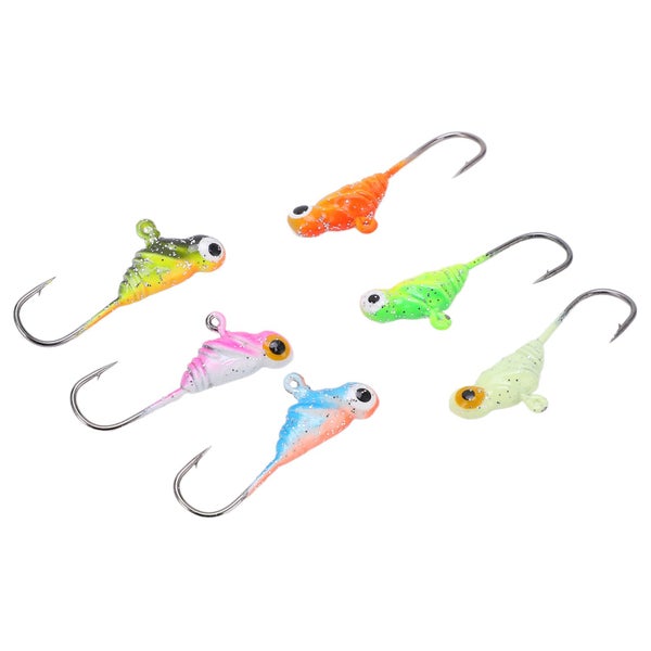ice fishing jigs ice fishing lures fishing jigs jig head 6Pcs Ice Fishing Jigs Carousel 1