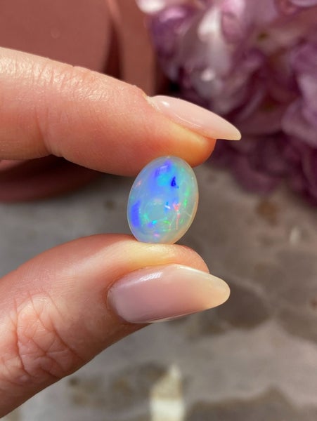 $1 RES ~ $2800 Value * 4.95ct Welo Opal with Intense Rainbow Flashes Carousel 1