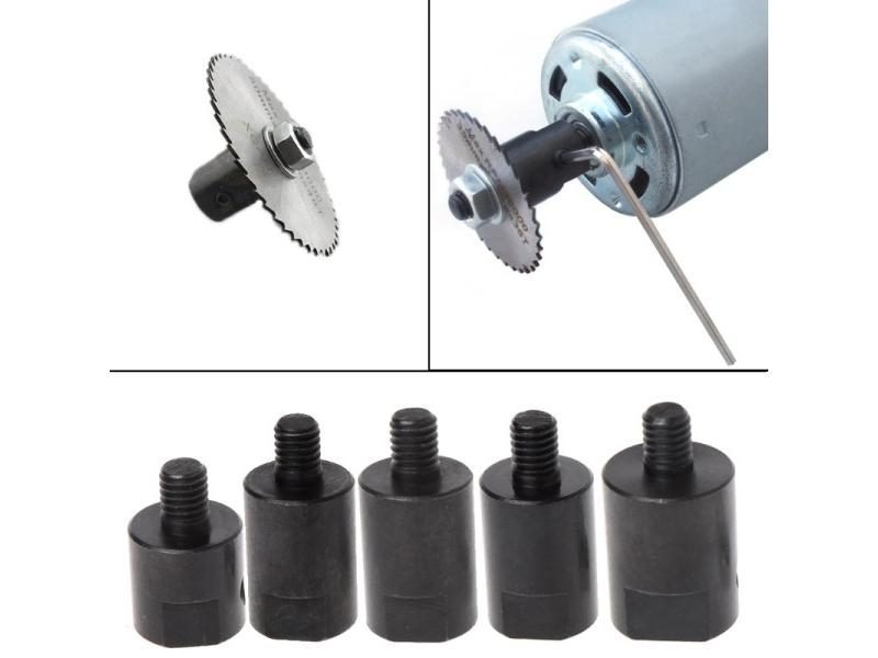 3.17/4/5/6/8mm Axle Motor Shaft Coupler Sleeve Saw Blade Coupling Chuck Adapter Carousel 1