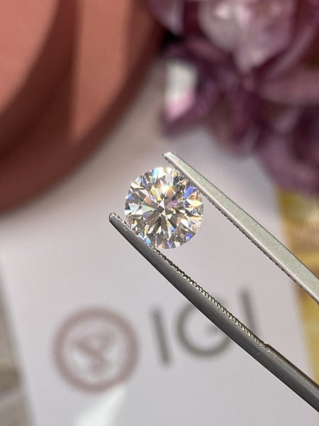 $1 RES ~ $4100 Value * 2.07ct White Diamond Round Brilliant Carousel 1