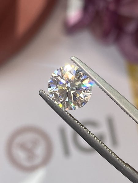 $1 RES ~ $1540 Retail * 1.00ct Diamond Round Brilliant (Lab) Carousel 1