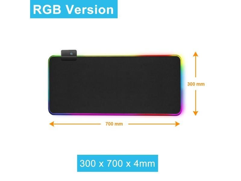 RGB Gaming Mouse Pad XXL Led Mousepad With Backlight For Keyboard Desk Carousel 1