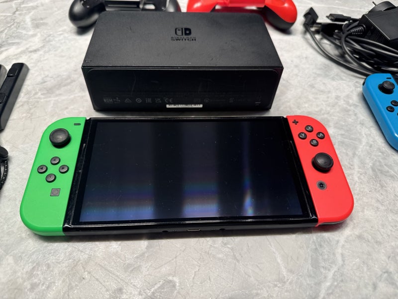 Nintendo Switch OLED Console - Neon Vibrant 7-inch OLED screen $1 RESERVE Carousel 2