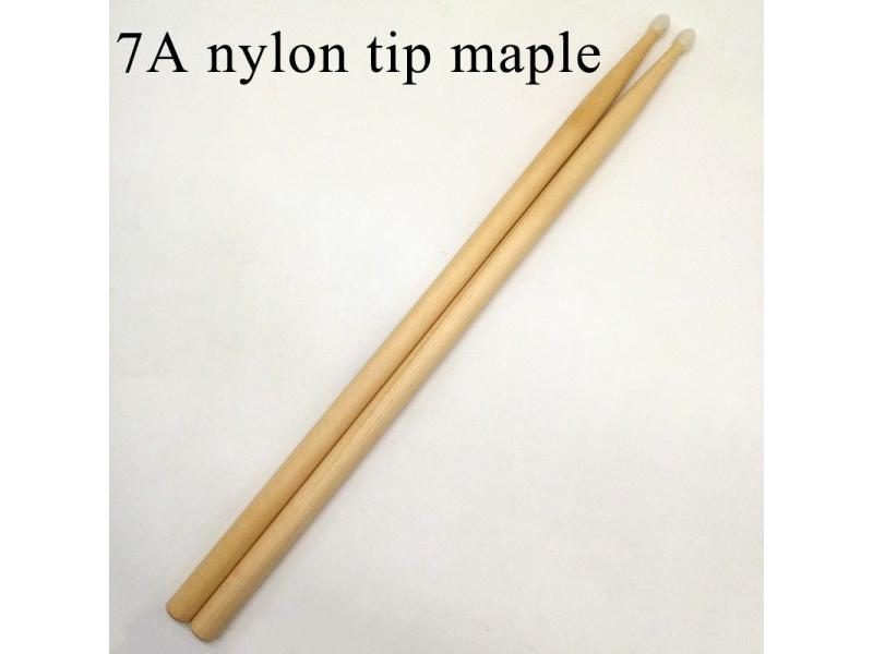 2B 5B 5A 7A OAK 5B 7A Maple Wood Drum Sticks In Various Pairs With Nylon Tip Carousel 1