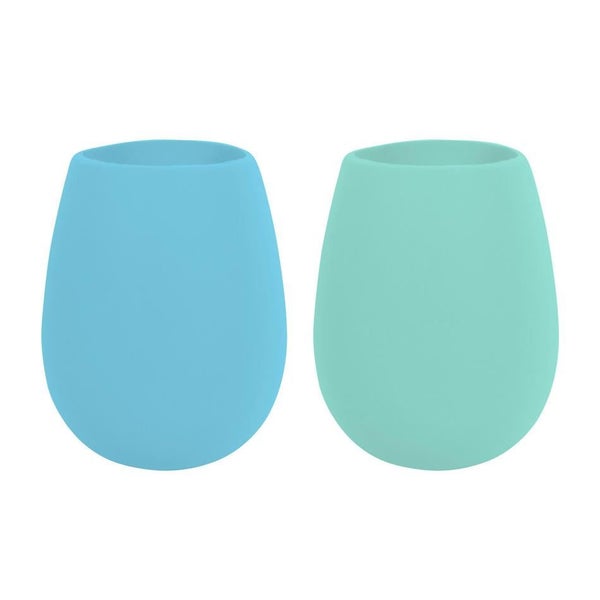 Avanti Silicone Stemless Wine Glasses - Blue (13341) Carousel 1