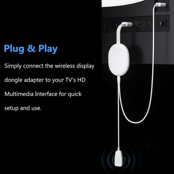 HDMI Display Dongle Adapter 4K HD Streaming Audio Video Mirroring Dongle Carousel 2