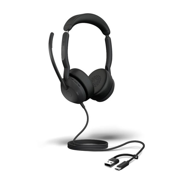 Jabra Evolve2 50 MS Stereo USB Headset - USB-C/A Adaptor (25089-999-799) Carousel 1