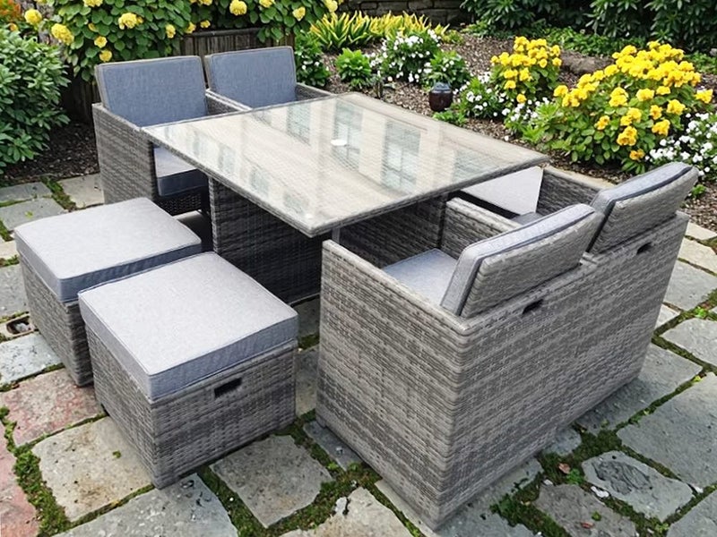 Rattan Outdoor Dining Set Outdoor Furniture Set Aluminium Frame Carousel 1