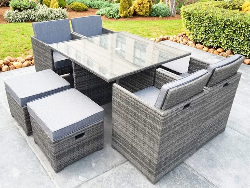 Rattan Outdoor Dining Set Outdoor Furniture Set Aluminium Frame Carousel 2