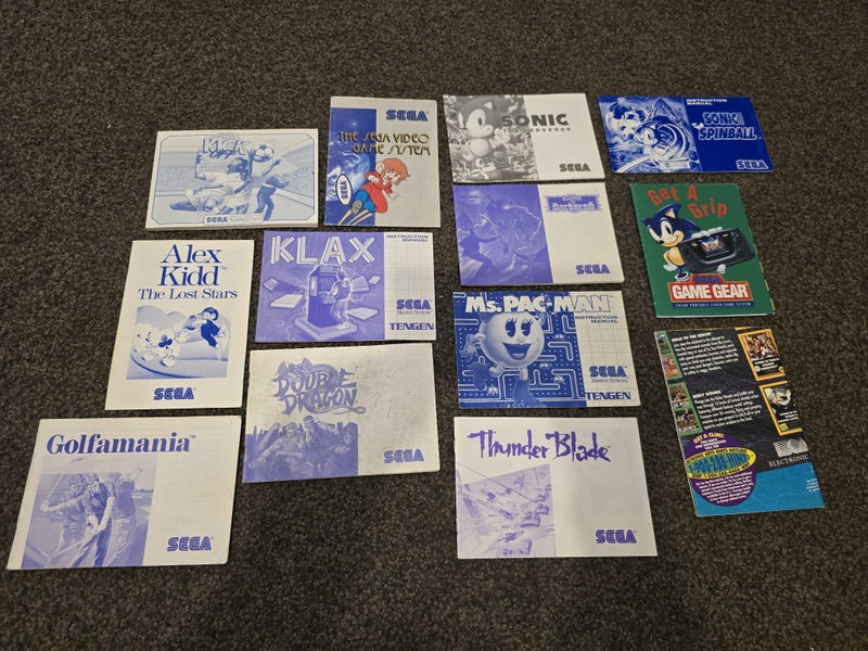 70+ Game Booklets - SNES, Gameboy, N64, Sega Carousel 2