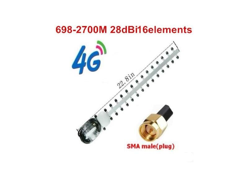 4G High Gain Yagi 28dBi 16 Elements 698-2700MHz Yagi Antenna LTE 4g Outdoor Carousel 2