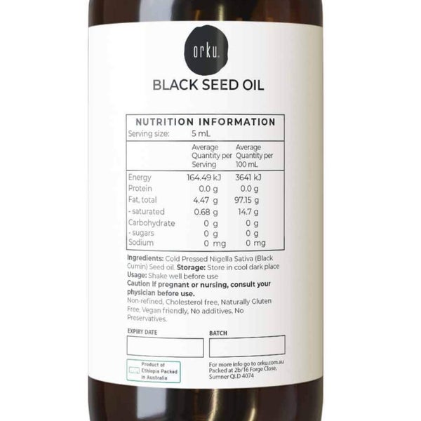 25ml Pure Black Seed Oil - 100% Ethiopian Nigella Sativa Cumin Cold Pressed Carousel 9