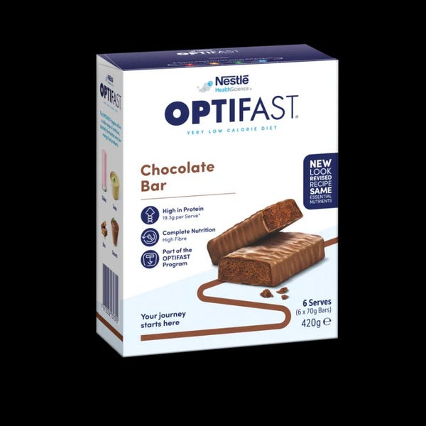 Optifast VLCD Bars Chocolate 6 Pack Carousel 1