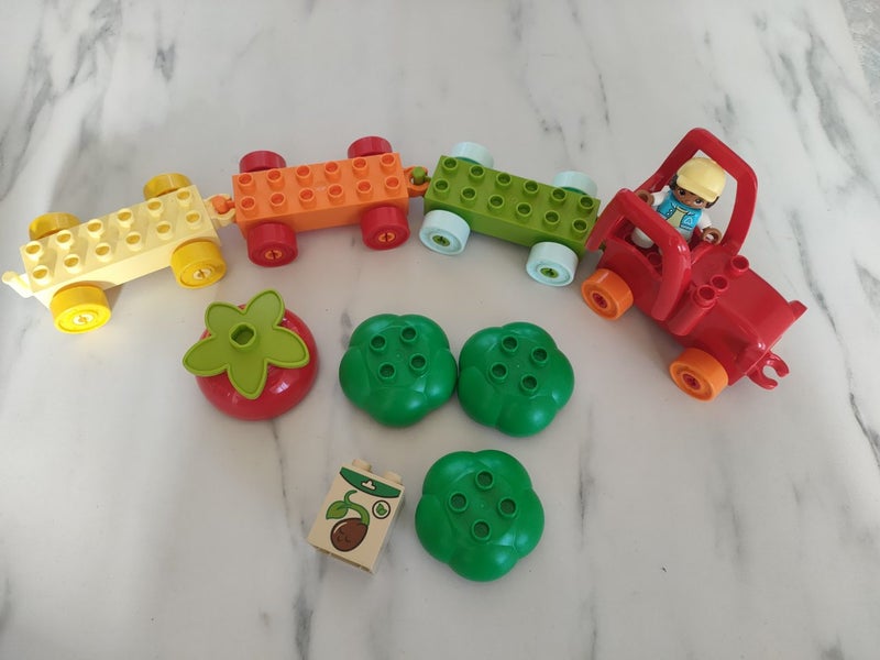 Lego Duplo Partial Fruit and Vege Tractor Set Carousel 1