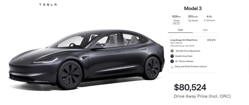 2023 Tesla Model 3 NZ LONG RANGE 629km AWD DUAL...63612523154562113