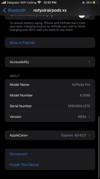 AirPod pro 2nd gen63614015157123112
