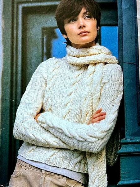 Womans Aran Jacket and Cardigan Pattern Book Carousel 2