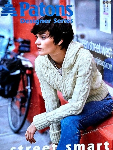 Womans Aran Jacket and Cardigan Pattern Book Carousel 4