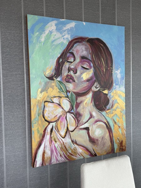 Muse’s Gift original painting Carousel 2
