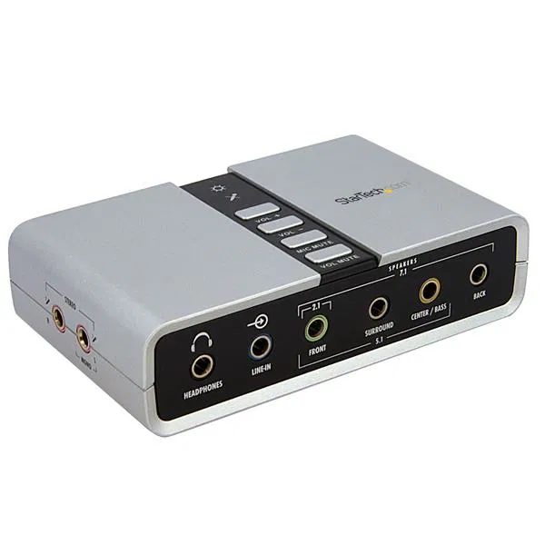StarTech 7. 1USB Audio Adapter External Sound Card Carousel 1