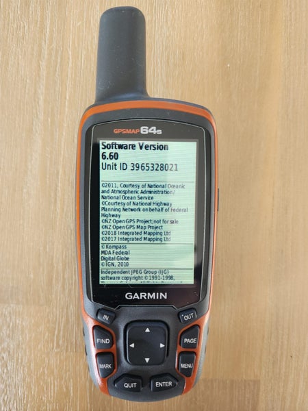 Garmin 64s handheld GPS - with Pelican Case Carousel 2