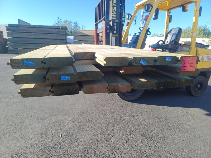 PINE RETAINING TIMBER - TG&V 135 x 42mm H4 - 107m - TS7967 Carousel 2