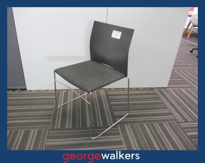 PR5973 Black Reception Chair Carousel 1