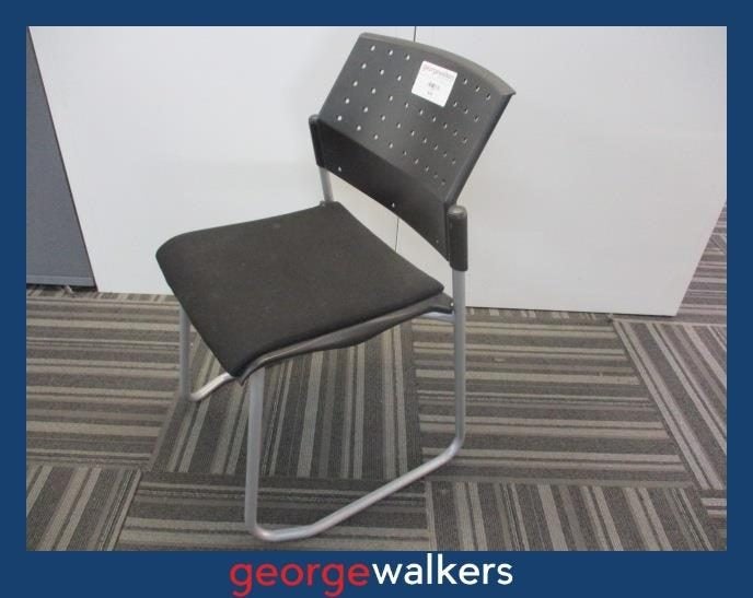 PR5976 Black Reception Chair Carousel 1