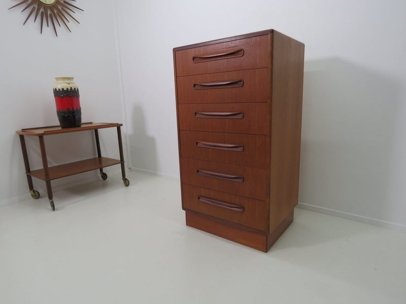 G-PLAN FRESCO 'TALLBOY' CHEST OF DRAWS Carousel 1