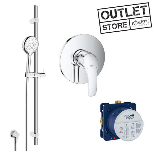 END OF LINE - GROHE EURO-SMART SHOWER MIXER WITH ELEMENTI PACKAGE Carousel 1