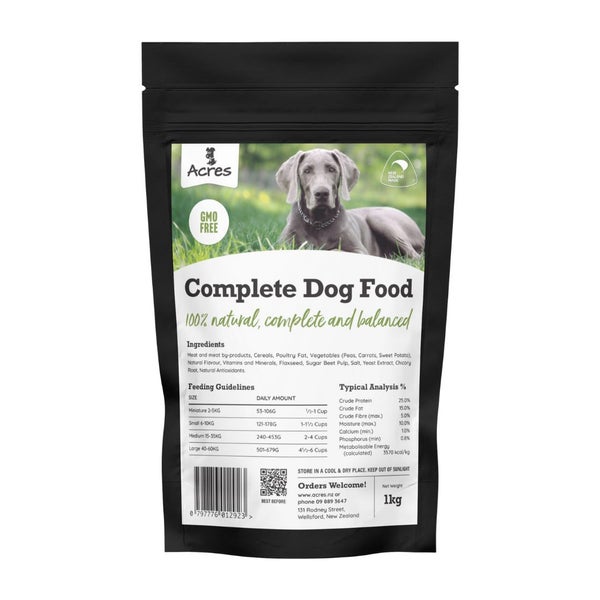 Acres Complete Dog Food - 1kg Carousel 1