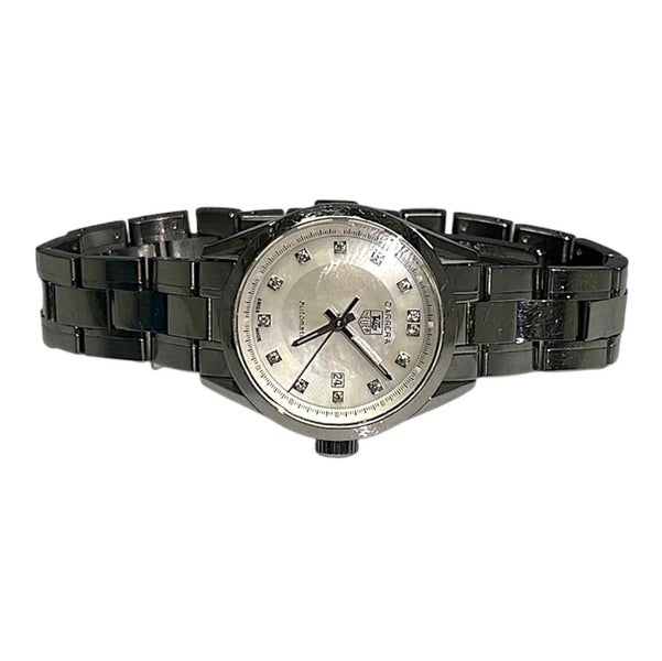 TAG HEUER CARRERA 28MM WATCH – 66.2GMS (MOP DIAMOND DIAL) + VALUATION Carousel 2