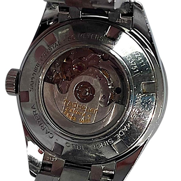 TAG HEUER CARRERA 28MM WATCH – 66.2GMS (MOP DIAMOND DIAL) + VALUATION Carousel 4