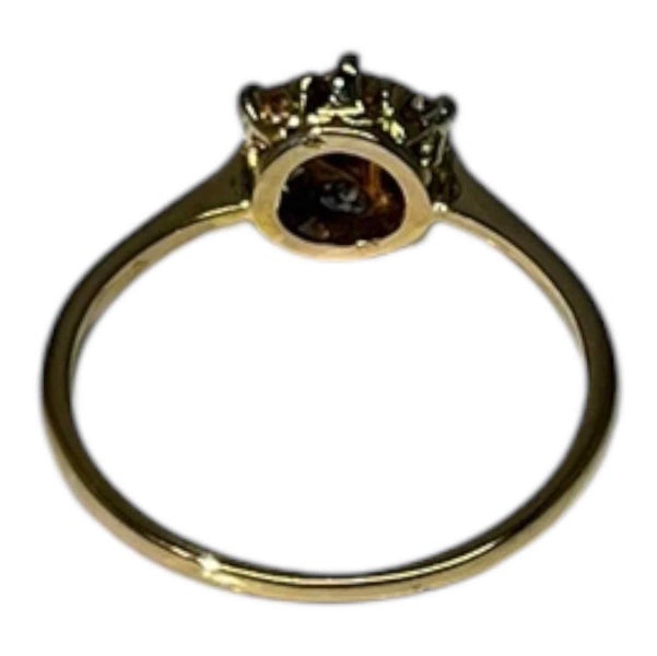 9CT YELLOW GOLD RING – 2.0GMS TDW 0.35CTS Carousel 3