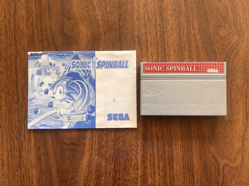 Sonic Spinball - Sega Master System *Game + Manual* Carousel 1