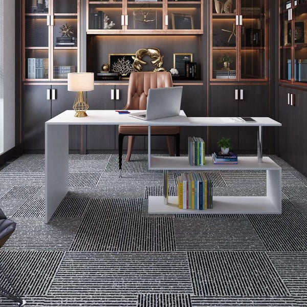 Newline' L-Shaped Computer Desk Carousel 1