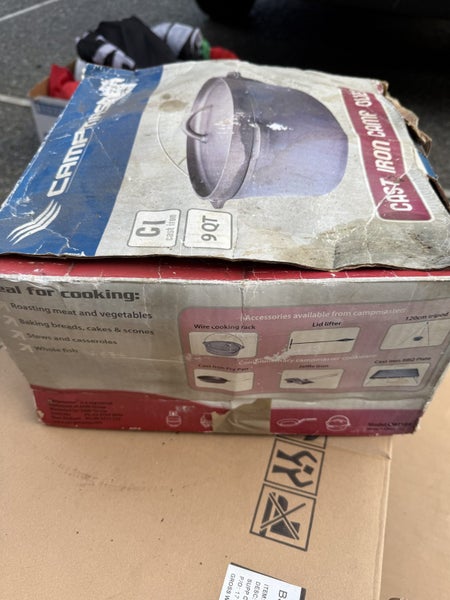 9Q Campmaster Cast Iron Camp/Dutch Oven & Lid Carousel 14