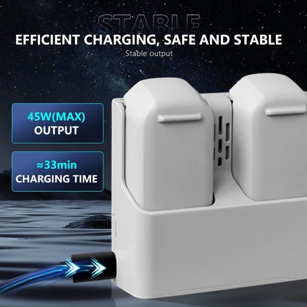 Two Way Charging Hub for DJI Neo Drone 45W Fast Charging Carousel 1