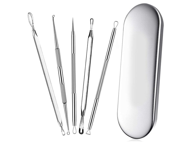 5pcs Professional Acne Blackhead Remover Pimple Comedone Extractor Kit Carousel 1