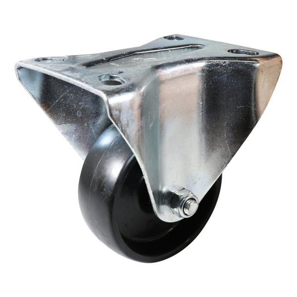 Easyroll 80mm Fixed Plate Mount I4 Castor Polypropylene 80kg (Each) Carousel 1