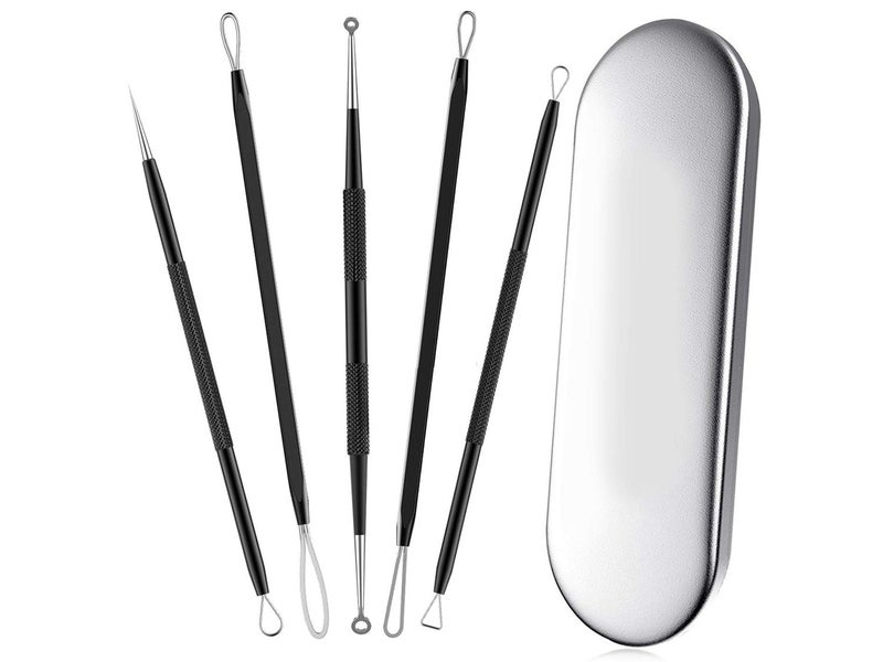 5pcs Professional Acne Blackhead Remover Pimple Comedone Extractor Kit Carousel 1