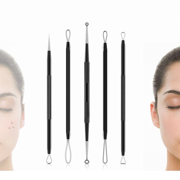 5pcs Professional Acne Blackhead Remover Pimple Comedone Extractor Kit Carousel 2