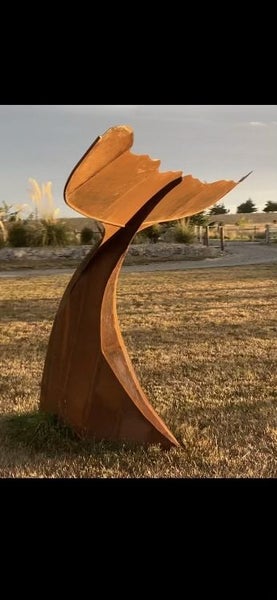 Sculpture - Mild Steel Whale Tail Carousel 1