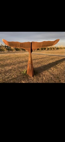 Sculpture - Mild Steel Whale Tail Carousel 2