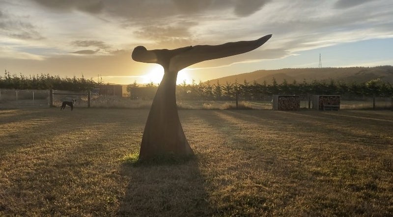 Sculpture - Mild Steel Whale Tail Carousel 3