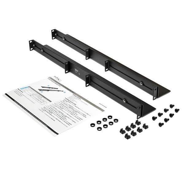 1U Server Rack Rails with Adjustable Mounting Depth - 4 post Carousel 2