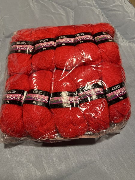 Pure Red Wool x 10 Carousel 1